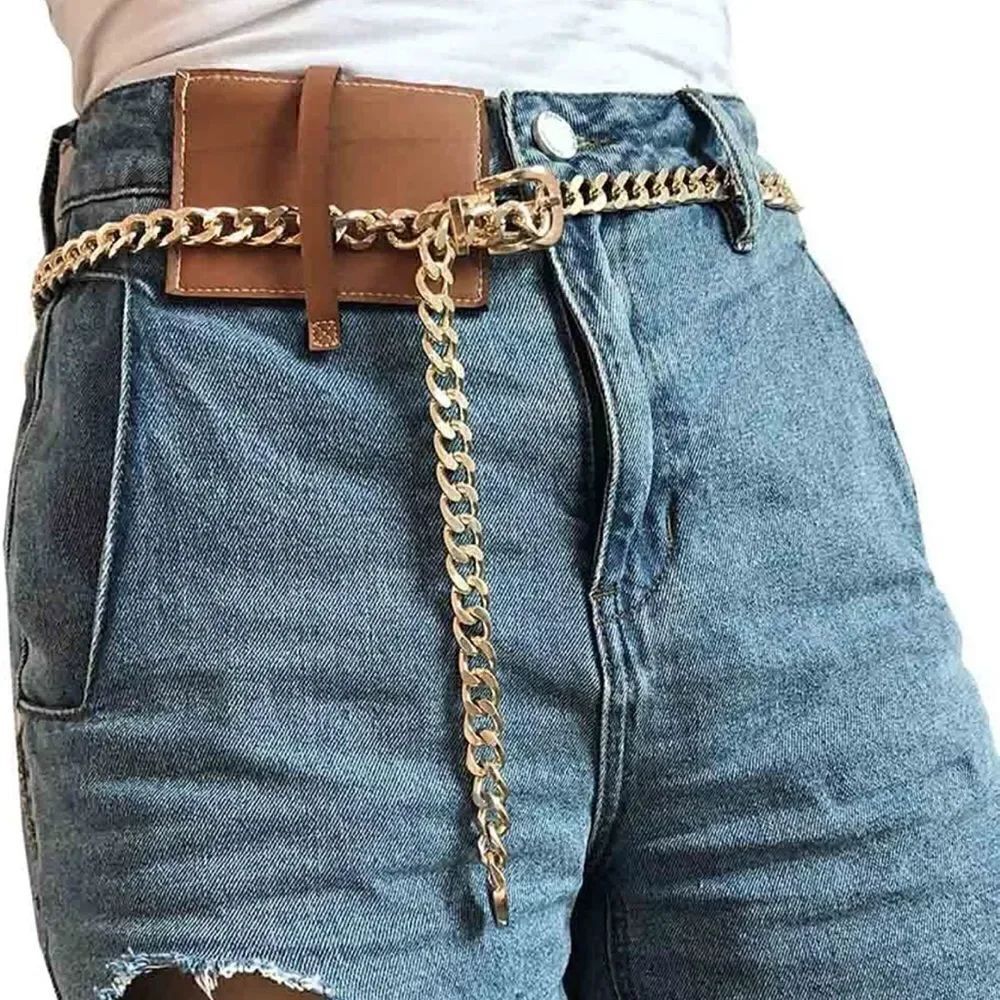 Gold Colored Chain Belt  - Picture 6 of 7